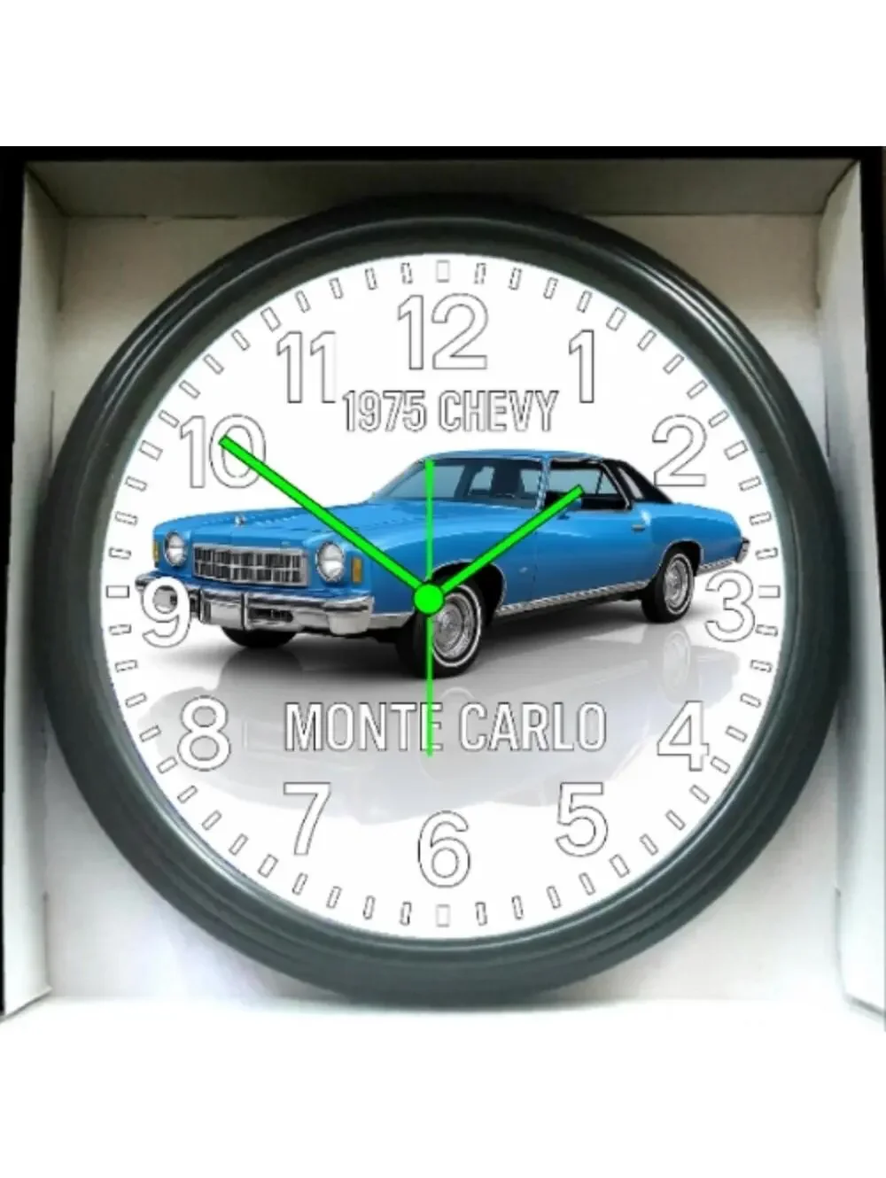 1975 Monte Carlo Glow In The Dark Wall Clock New!